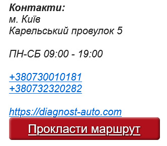 Посилання на сайт у розділі «Контакти»
